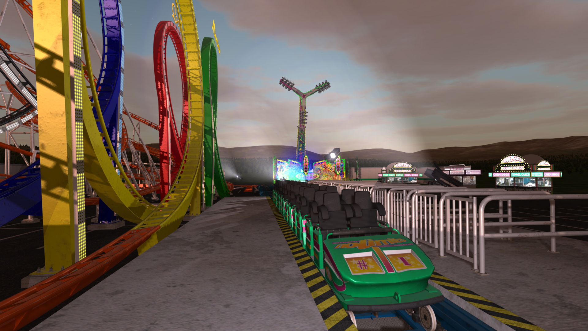 no limits 2 coaster no appearing in simulator